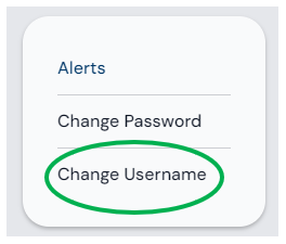 Change Username